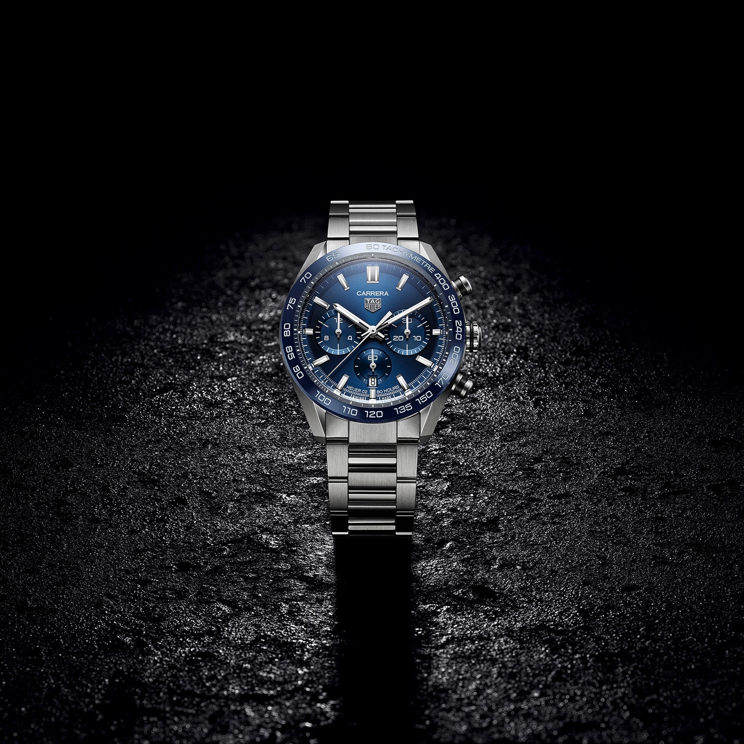 TAG Heuer Carrera Men's Automatic Sports Chronograph 44mm Blue Dial Watch